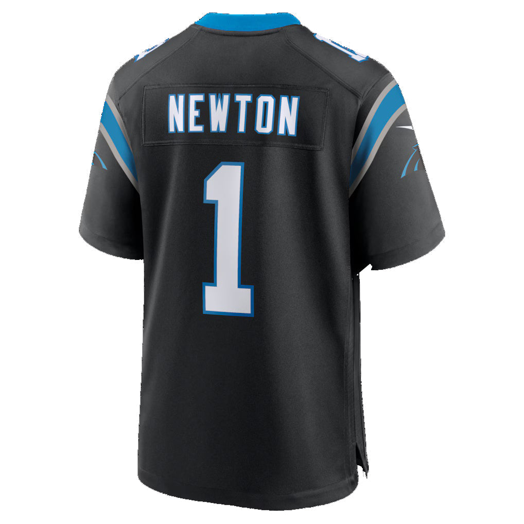 Davalo C.Panthers #1 Cam Newton Black Team Retired Game Stitched Jerseys