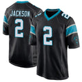 Davalo C.Panthers #2 Mike Jackson Player Black Game Stitched Jerseys