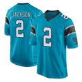 Davalo C.Panthers #2 Mike Jackson Player Blue Game Stitched Jerseys