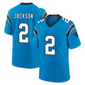 Davalo C.Panthers #2 Mike Jackson Player Blue Home Game Stitched Jerseys
