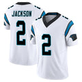 Davalo C.Panthers #2 Mike Jackson Player White Vapor F.U.S.E. Limited Home Game Stitched Jerseys