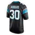 Davalo C.Panthers #30 Chuba Hubbard Player Black Game Stitched Jerseys