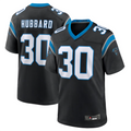 Davalo C.Panthers #30 Chuba Hubbard Player Black Team Game Stitched Jerseys