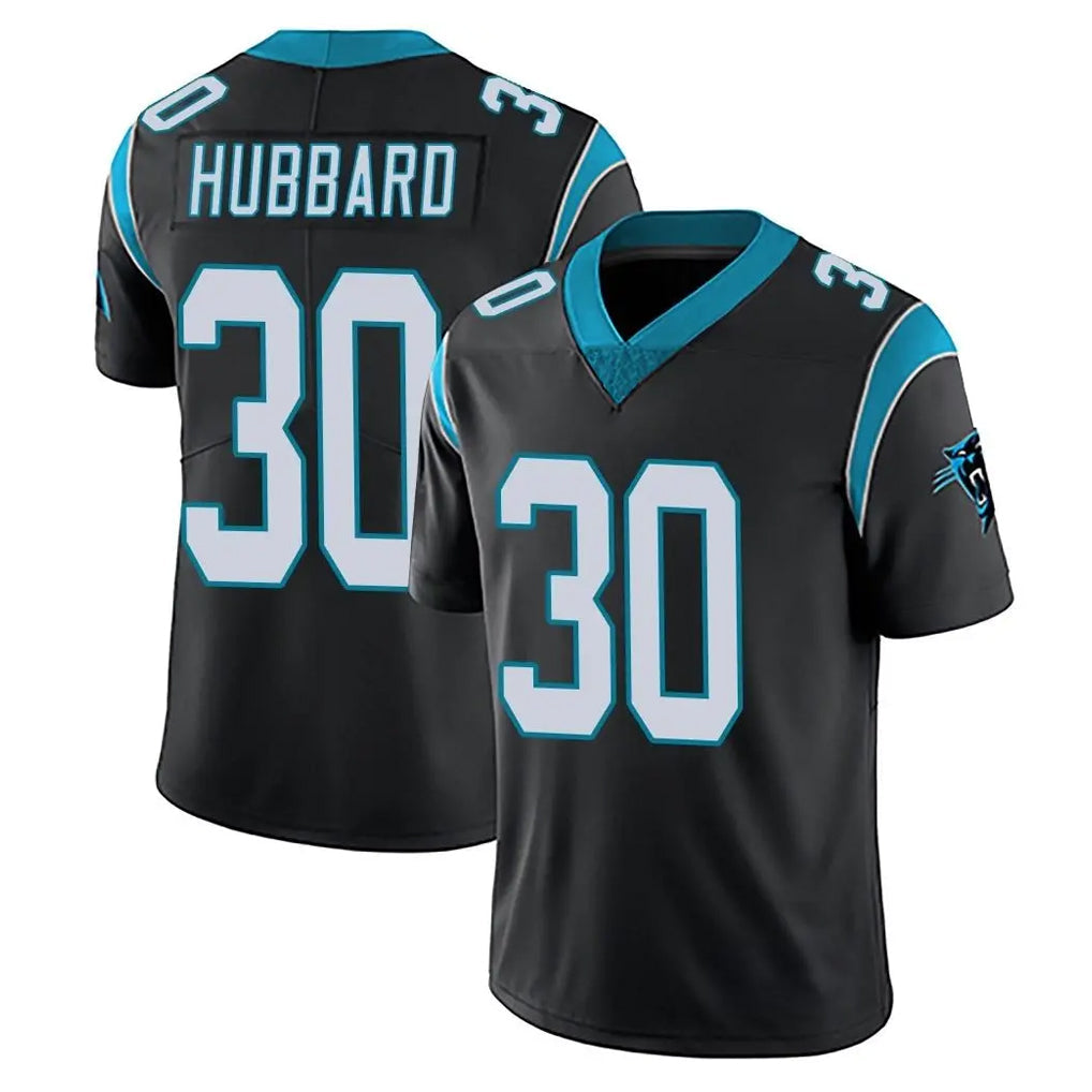 Davalo C.Panthers #30 Chuba Hubbard Player Black Vapor Untouchable Limited Game Stitched Jerseys