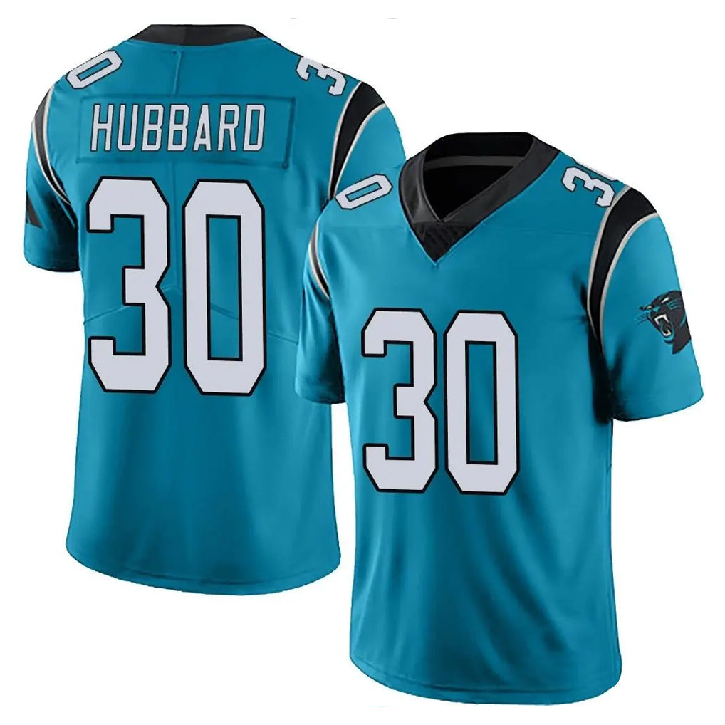 Davalo C.Panthers #30 Chuba Hubbard Player Blue Vapor Untouchable Limited Game Stitched Jerseys