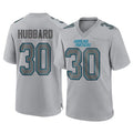 Davalo C.Panthers #30 Chuba Hubbard Player Gray Atmosphere Fashion Game Stitched Jerseys