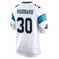 Davalo C.Panthers #30 Chuba Hubbard Player White Game Stitched Jerseys