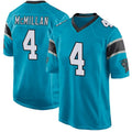 Davalo C.Panthers #4 Tetairoa McMillan Player Blue Game Stitched Jerseys