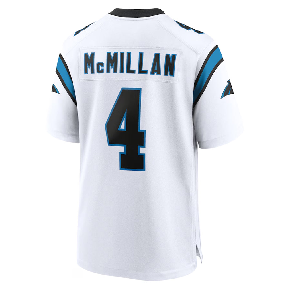 Davalo C.Panthers #4 Tetairoa McMillan Player White Home Game Stitched Jerseys