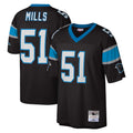 Davalo C.Panthers #51 Sam Mills Player Black Mitchell & Ness Legacy Replica Stitched Jerseys