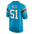 Davalo C.Panthers #51 Sam Mills Player Blue Game Stitched Jerseys