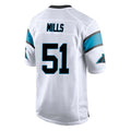 Davalo C.Panthers #51 Sam Mills Player White Game Stitched Jerseys