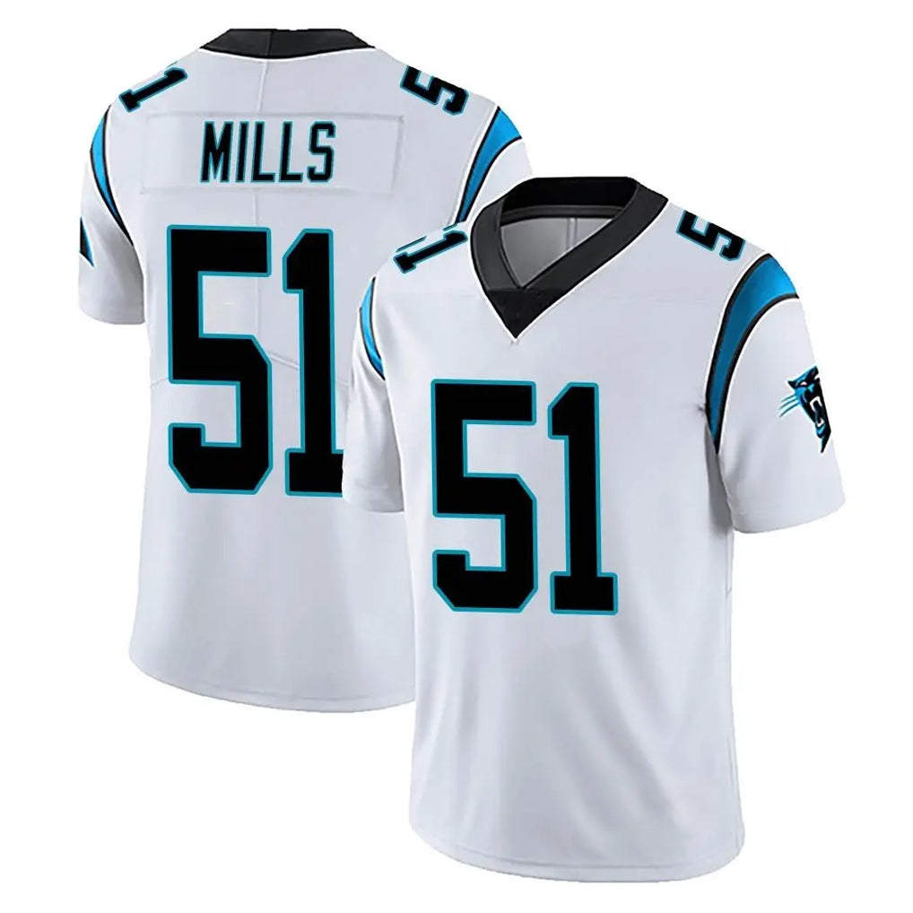 Davalo C.Panthers #51 Sam Mills Player White Vapor Untouchable Limited Game Stitched Jerseys
