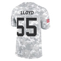 Davalo C.Panthers #55 Devin Lloyd Player Arctic Camo Salute to Service Limited Game Stitched Jerseys