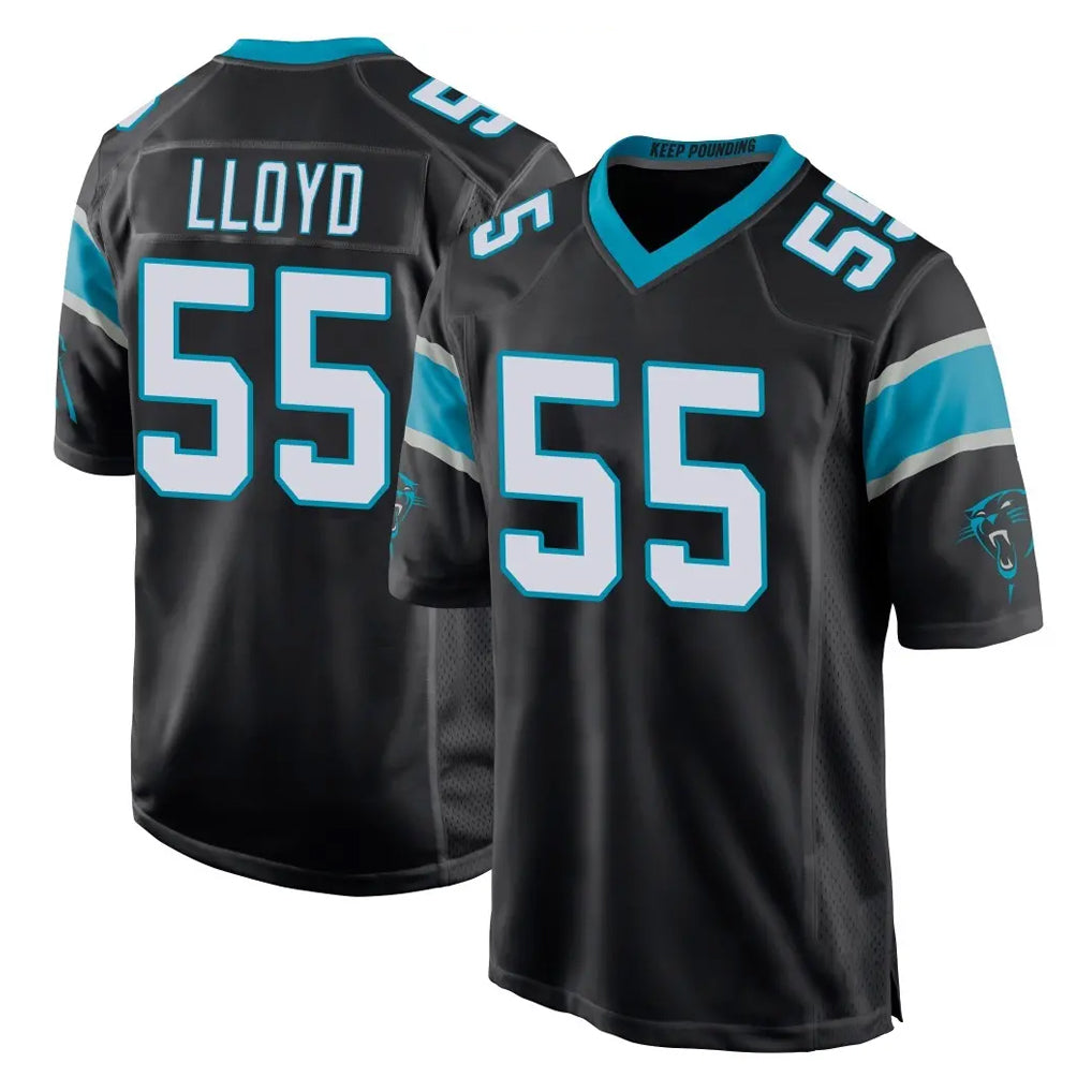 Davalo C.Panthers #55 Devin Lloyd Player Black Game Stitched Jerseys