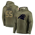 Davalo C.Panthers #55 Devin Lloyd Player Olive Salute to Service Hoodies Stitched Jerseys