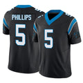 Davalo C.Panthers #5 Jaelan Phillips Player Black Vapor F.U.S.E. Limited Home Game Stitched Jerseys