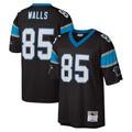 Davalo C.Panthers #85 Wesley Walls Player Black Mitchell & Ness Legacy Replica Stitched Jerseys