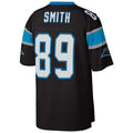 Davalo C.Panthers #89 Steve Smith Black Legacy Replica Jersey American Stitched Jersey
