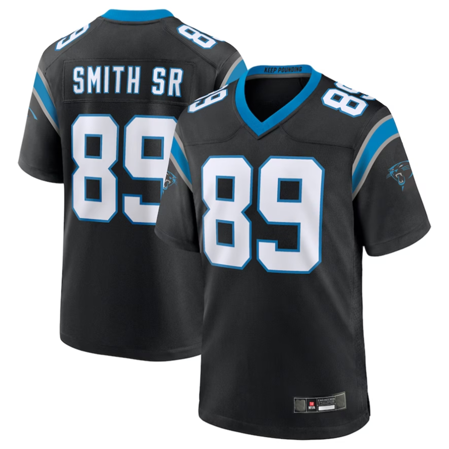 Davalo C.Panthers #89 Steve Smith Sr. Black Retired Player Game Stitched Jerseys