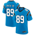 Davalo C.Panthers #89 Steve Smith Sr Player Blue Home Game Stitched Jerseys