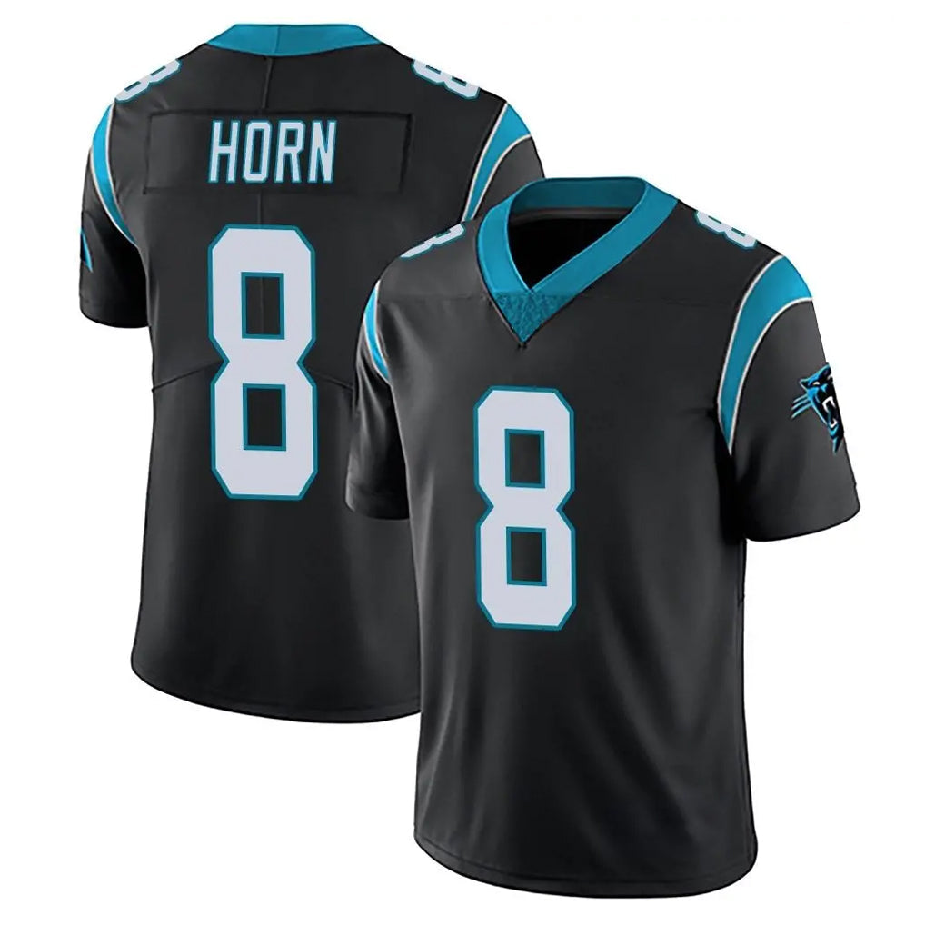 Davalo C.Panthers #8 Jaycee Horn Player Black Vapor Untouchable Limited Game Stitched Jerseys