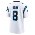 Davalo C.Panthers #8 Jaycee Horn Player White Home Game Stitched Jerseys