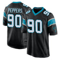 Davalo C.Panthers #90 Julius Peppers Player Black Game Stitched Jerseys