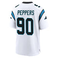 Davalo C.Panthers #90 Julius Peppers Player White Home Game Stitched Jerseys