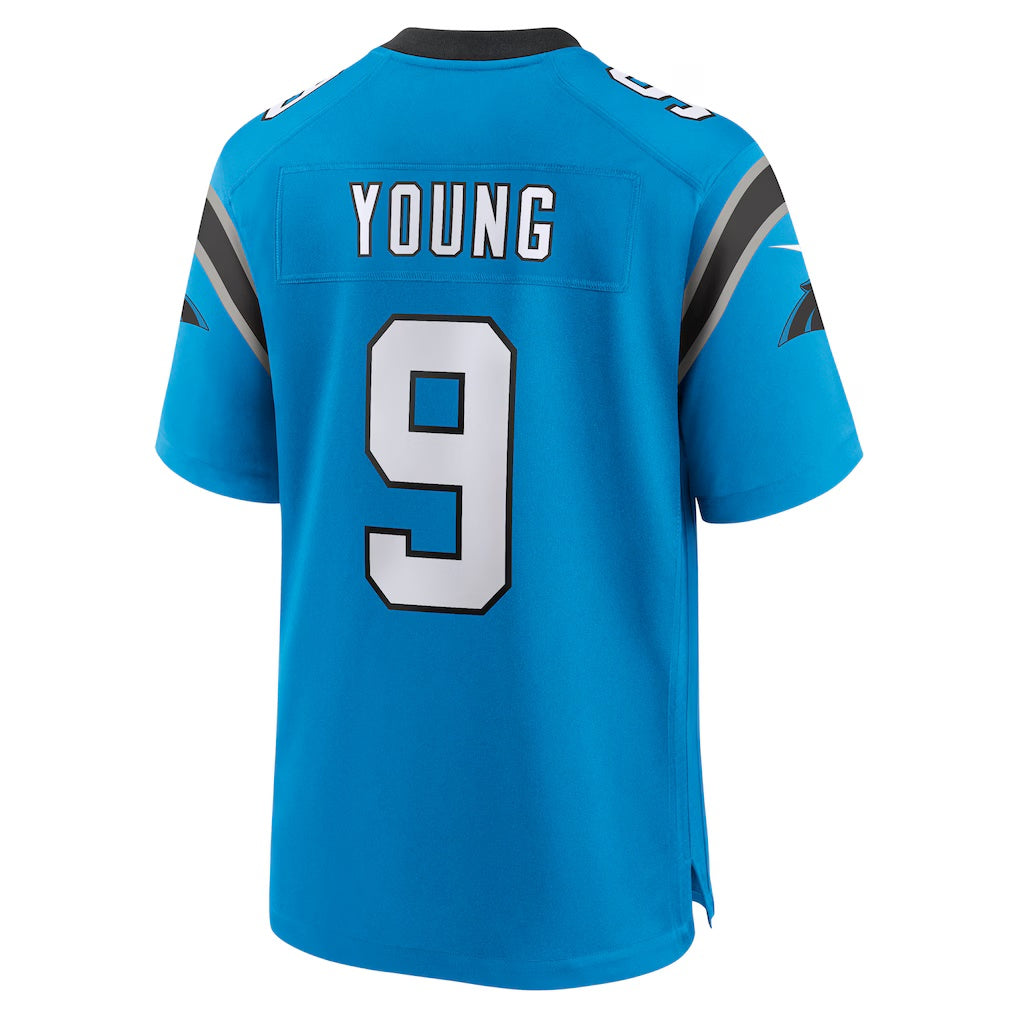 Davalo C.Panthers #9 Bryce Young Blue Alternate Game Stitched Jerseys
