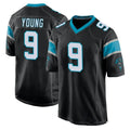 Davalo C.Panthers #9 Bryce Young Player Black Game Stitched Jerseys