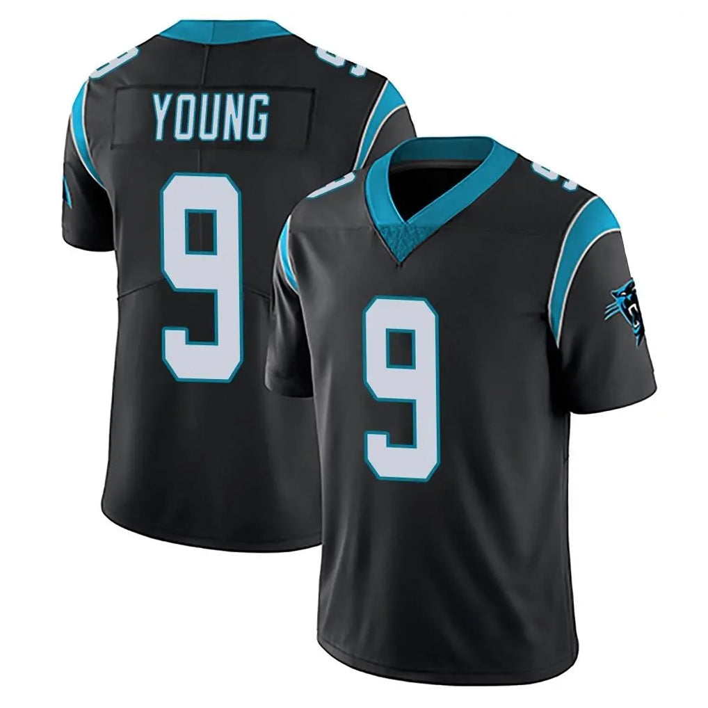 Davalo C.Panthers #9 Bryce Young Player Black Vapor Untouchable Limited Game Stitched Jerseys
