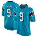 Davalo C.Panthers #9 Bryce Young Player Blue Game Stitched Jerseys