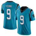 Davalo C.Panthers #9 Bryce Young Player Blue Vapor Untouchable Limited Game Stitched Jerseys