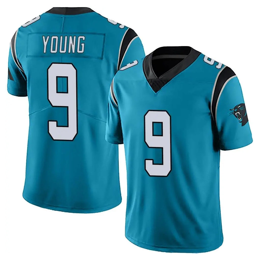 Davalo C.Panthers #9 Bryce Young Player Blue Vapor Untouchable Limited Game Stitched Jerseys