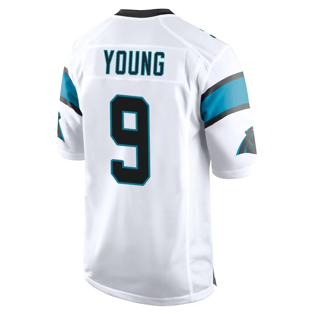 Davalo C.Panthers #9 Bryce Young Player White Game Stitched Jerseys