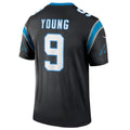 Davalo C.Panthers #9 Bryce Young Black Legend Jersey American Stitched Jersey