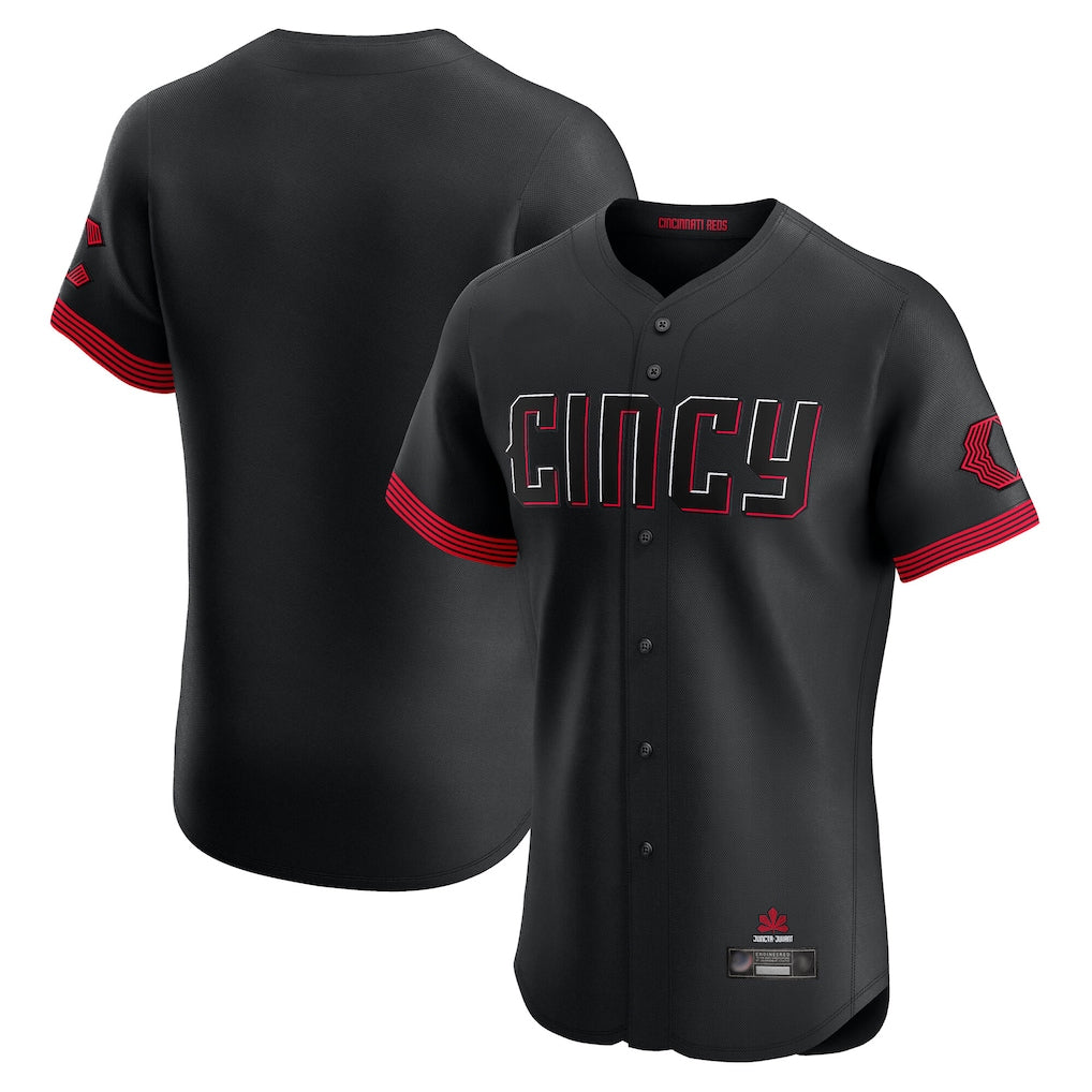 Davalo C.Reds Black City Connect Limited Elite Home Blank Player Stitched Jerseys