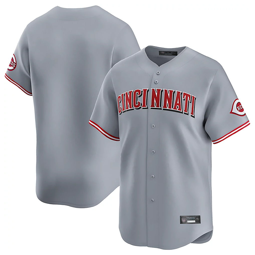 Davalo C.Reds Gray Home Limited Blank Player Stitched Jerseys