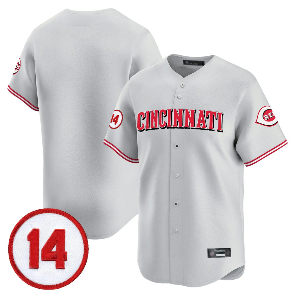 Davalo C.Reds Gray Vapor Premier Limited Home Blank Player Stitched Jerseys