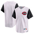 Davalo C.Reds White Black Stripe Field of Dreams Game Home Blank Player Stitched Jerseys