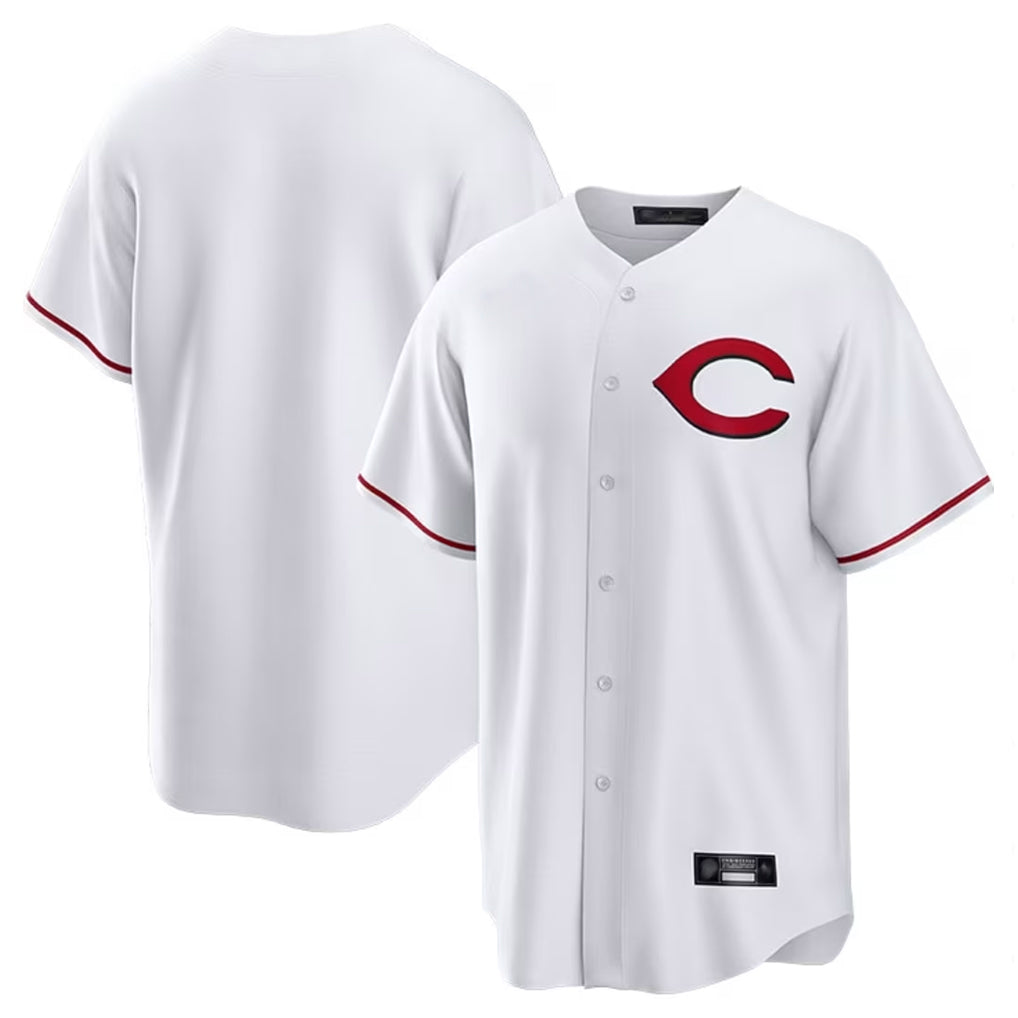 Davalo C.Reds White Home Game Blank Player Stitched Jerseys