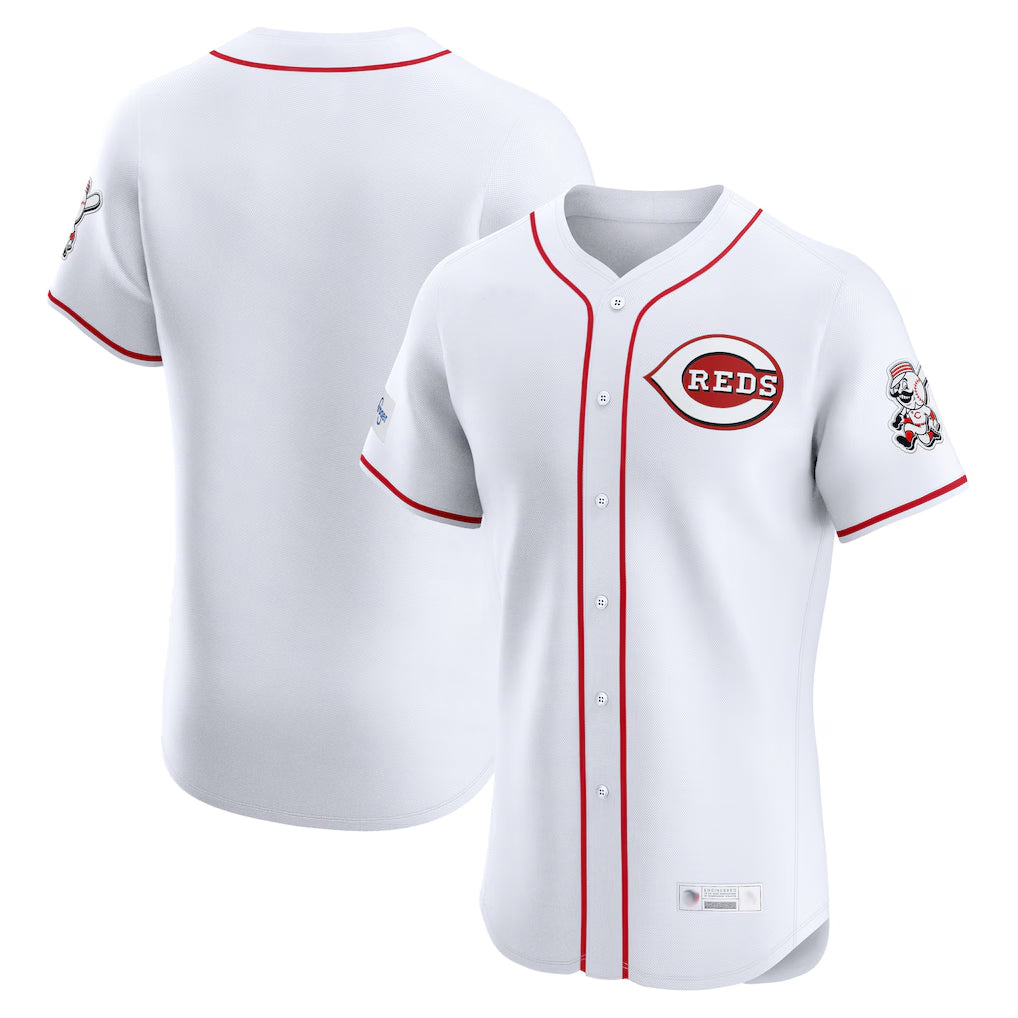 Davalo C.Reds White Limited Elite Home Blank Player Stitched Jerseys