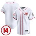 Davalo C.Reds White Vapor Premier Limited Home Blank Player Stitched Jerseys