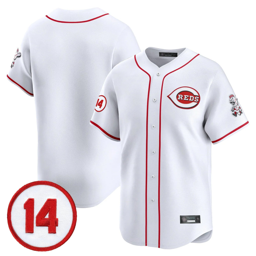 Davalo C.Reds White Vapor Premier Limited Home Blank Player Stitched Jerseys