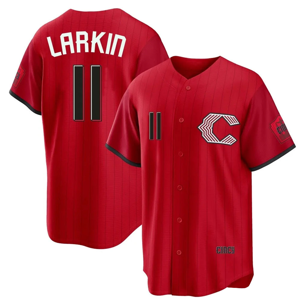 Davalo C.Reds #11 Barry Larkin Player Red 2026 City Connect Home Game Stitched Jerseys