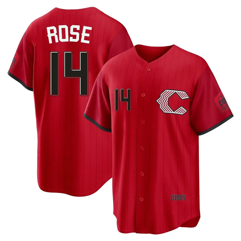 Davalo C.Reds #14 Pete Rose Player Red 2026 City Connect Home Game Stitched Jerseys