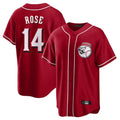 Davalo C.Reds #14 Pete Rose Player Red Home Game Stitched Jerseys