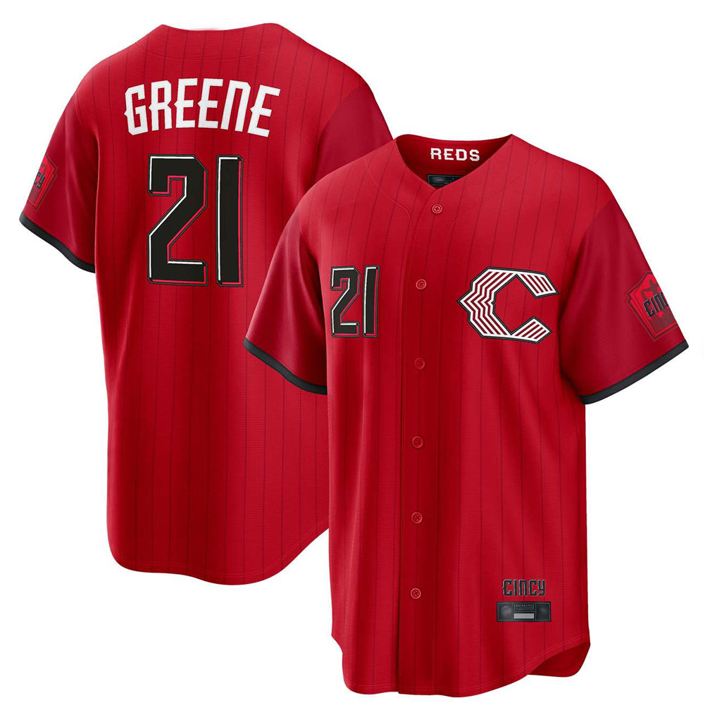 Davalo C.Reds #21 Hunter Greene Player Red 2026 City Connect Home Game Stitched Jerseys
