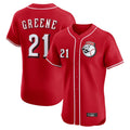 Davalo C.Reds #21 Hunter Greene Player Red Limited Elite Home Game Stitched Jerseys